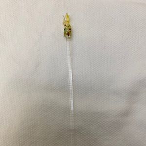 “CORN” Princess House Glass Swizzle Stick Stirrer NEW